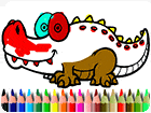 เกมส์ระบายสีจระเข้น่ารัก BTS Aligator Coloring Game