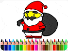 เกมส์ระบายสีคุณลุงซานตาครอส BTS Santa Claus Coloring Game