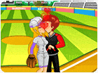 เกมส์จูบนักเบสบอลสาวสุดสวย Baseball Kissing Game