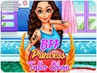 เกมส์เจ้าหญิงโมอาน่าสักลาย Bff Princess Tatoo Shop Game