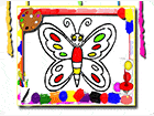 เกมส์ระบายสีผีเสื้อสุดน่ารัก Butterfly Coloring Book Game