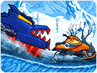 เกมส์รถกินรถผจญภัยฤดูหนาว Car Eats Car Winter Adventure Game