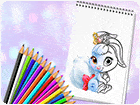 เกมส์ระบายสีรูปสัตว์สุดน่ารัก Cute Animals Coloring Book Game