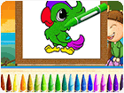 เกมส์ระบายสีสัตว์โลกน่ารัก Cute Animals Coloring Game