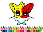 เกมส์ระบายสีค้างคาว Cute Bat Coloring Book Game