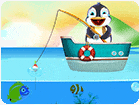 เกมส์เพนกวินตกปลาในทะเล Deep Sea Fishing Mania Game