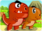 เกมส์ไดโนเสาร์กินเนื้อ2คน Dino Meat Hunt New Adventure Game