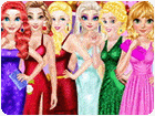เกมส์แต่งตัวเจ้าหญิงดิสนีย์6คนไปปาร์ตี้คริสต์มาส Disney Princess Christmas Ball Game