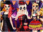 เกมส์แต่งตัวเจ้าหญิงดิสนีย์3คนชุดวันฮาโลวีน Disney Princess Halloween Party Game