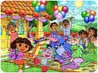 เกมส์จิ๊กซอว์ดอร่าน่ารัก Dora Puzzle Jigsaw