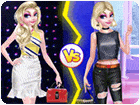 เกมส์แต่งตัวเอลซ่าผมยาวกับผมสั้น Elsa Long Hair Vs Short Hair Fashion Game