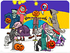 เกมส์จับผิดภาพวันฮาโลวีน5จุด Find 5 Differences Halloween Game