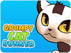 เกมส์แมววิ่งเก็บก้างปลา Grumpy Cat Runner Game