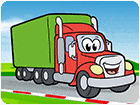 เกมส์ระบายสีรถบรรทุกหน้ายิ้ม Happy Trucks Coloring Game