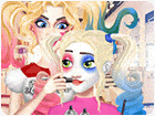 เกมส์ทำผมและแต่งหน้าให้กับฮาร์ลี่ควิน Harley Quinn Hair And Make Up Studio Game