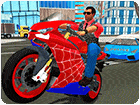 เกมส์รถแข่งมอเตอร์ไซค์ฮีโร่สไปเดอร์แมน Hero Stunt Spider Bike Simulator 3d Game