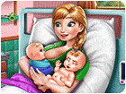 เกมส์เจ้าหญิงน้ำแข็งคลอดลูกฝาแฝด Ice Princess Twins Birth