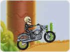 เกมส์มอเตอร์ไซค์กะโหลกซิ่งผ่านด่าน Motor Bike Hill Racing 2D Game