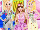 เกมส์แต่งตัวเจ้าหญิง3คนใส่กระโปรงเนื้อผ้าโปร่ง Princess Dress In Tulle Style Game