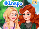 เกมส์แฟชั่นสดใสของเจ้าหญิง Princess #Inspo Social Media Adventure