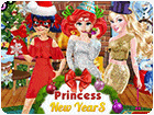 เกมส์แต่งตัวเจ้าหญิงดิสนีย์3คนฉลองปีใหม่ Princess New Years Party Game