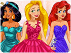 เกมส์ดีไซน์เนอร์ออกแบบชุดเจ้าหญิงดิสนีย์ 14 คน Princess Prom Fashion Design