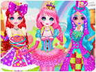 เกมส์แต่งตัวเจ้าหญิง3คนชุดขนมหวานสุดน่ารัก Princess Sweet Candy Cosplay Game