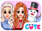 เกมส์แต่งตัวเจ้าหญิง2คนในฤดูหนาว Princess Winter Style Game