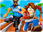 เกมส์วิ่งหนีตำรวจเก็บเพชรบนรางรถไฟ Rail Blazers Runner Game