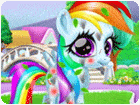 เกมส์รักษาม้าโพนี่เรนโบว์ Rainbow Pony Caring