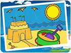เกมส์ระบายสีไปเที่ยวซัมเมอร์ Summer Coloring Pages Game