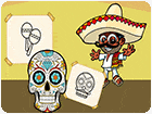 เกมส์ระบายสีรูปเกี่ยวกับชาวเม็กซิกัน Crazy Mexican Coloring Book Game