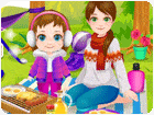 เกมส์ตั้งแคมป์ทำอาหารกับคุณแม่ Baby Olie Camp with Mom