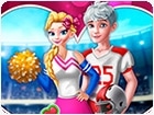 เกมส์เอลซ่าแต่งตัวเป็นเชียร์ลีดเดอร์ Elsa Highschool Crush