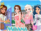 เกมส์แต่งตัวเจ้าหญิงโมอาน่าไปโรงเรียนวันแรก Moana The New Girl In School Game