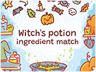 เกมส์จับคู่ส่วนผสมน้ำยาแม่มด Potion Ingredient Match Game
