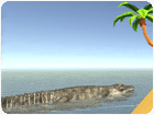 เกมส์จระเข้กินคนริมชายหาด Crocodile Simulator Beach Hunt