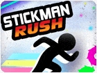 เกมส์ตัวเส้นวิ่งตะลุยเส้นทางสุดโหด Stickman Rush