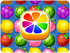 เกมส์จับคู่ผลไม้ผ่านด่านฟรุ้ตซาก้า Candy Fruit Crush Game