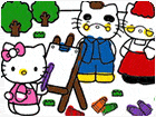 เกมส์ระบายสีฮัลโหลคิตตี้ Hello Kitty Coloring Book Game