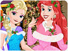 เกมส์แต่งตัวเจ้าหญิงดิสนีย์วันคริสมาสต์ Disney Princess Christmas Eve Game