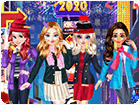 เกมส์แต่งตัวเจ้าหญิง4คนต้อนรับปีใหม่ Princess New Year Eve Game