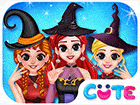 เกมส์แต่งตัวเจ้าหญิง3คนเป็นแม่มด Bff Witchy Transformation Game