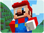 เกมส์มายคราฟซุปเปอร์มาริโอ้วิ่งเก็บเหรียญทอง Super Mario MineCraft Runner Game
