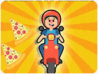 เกมส์ขับรถมอเตอร์ไซค์เก็บพิซซ่า Pizza boy driving Game