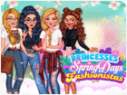 เกมส์แต่งตัวน่ารักสไตล์ฤดูใบไม้ผลิ Princesses: Spring Days Fashionistas