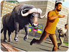 เกมส์สัตว์คลั่งไล่คนในเมือง Angry Bull Attack Wild Hunt Simulator Game