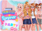 เกมส์ปาร์ตี้ชุดนอนเจ้าหญิง4คน Princesses Sleepover Party