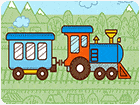 เกมส์ระบายสีรถไฟสำหรับเด็ก Trains For Kids Coloring Game