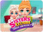 เกมส์รักษาช่องปากเจ้าหญิงหิมะ Sisters Extreme Throat Emergency